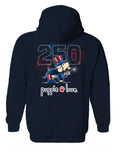 250TH FIREWORKS PUP, ADULT HOODIE