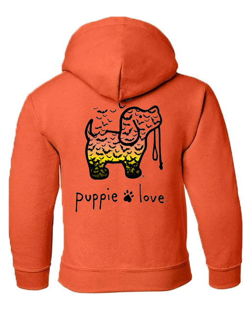 BAT PATTERN PUP, YOUTH HOODIE