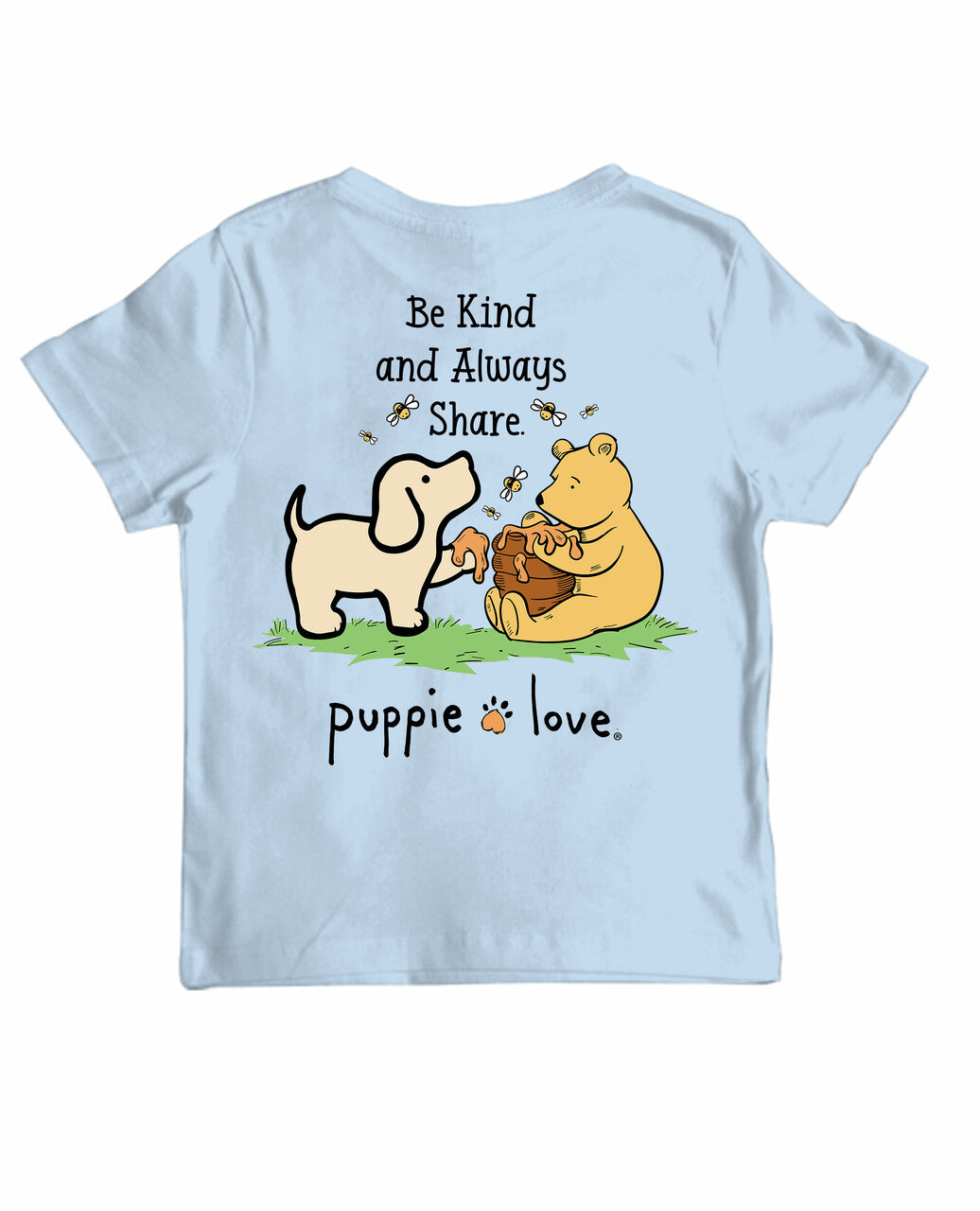 BE KIND AND ALWAYS SHARE PUP, YOUTH SS