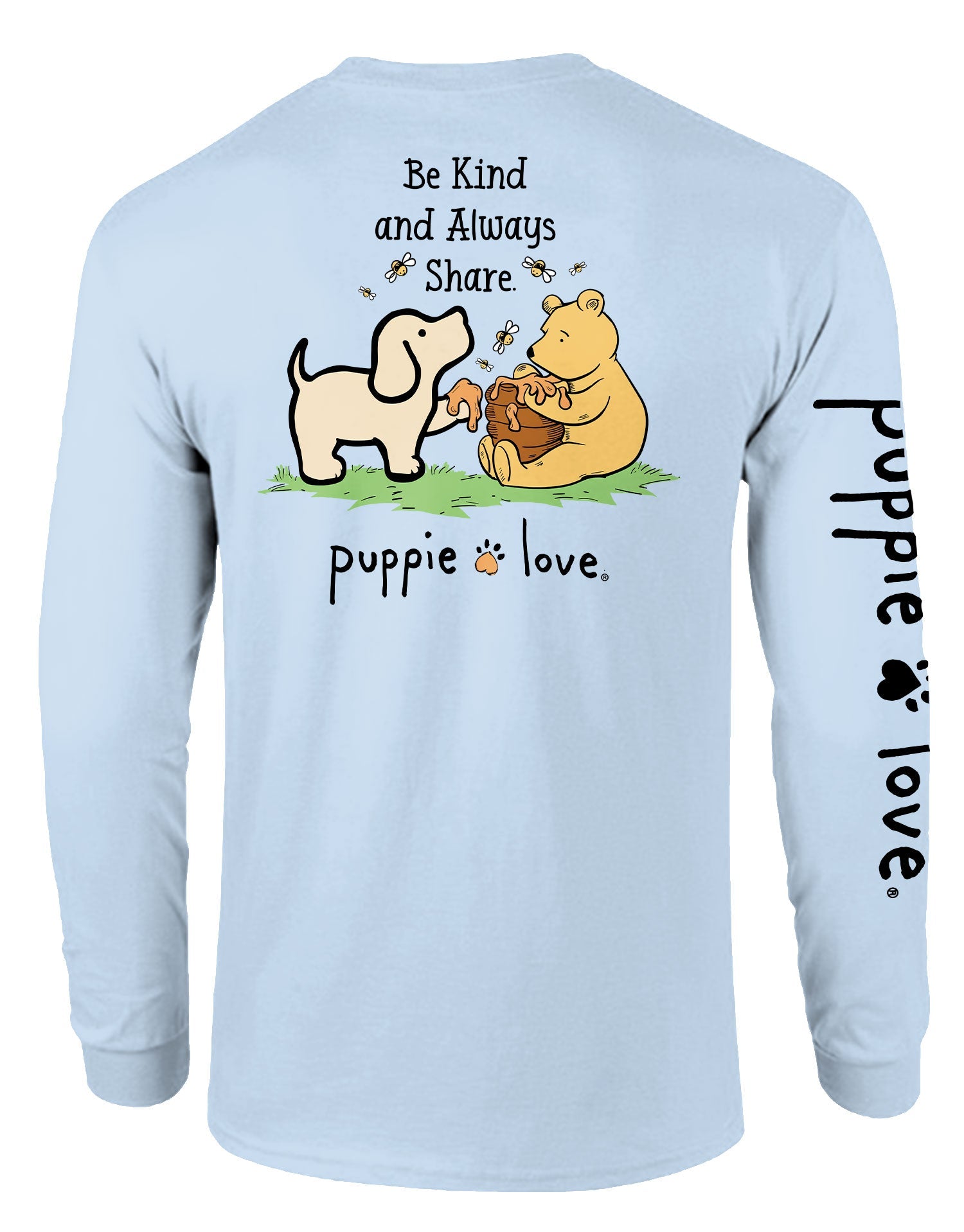 BE KIND AND ALWAYS SHARE PUP, ADULT LS