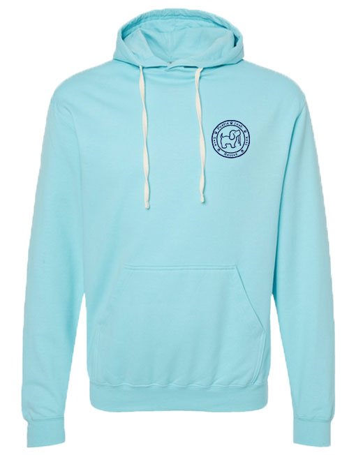 BEACH BUM PUP, ADULT HOODIE