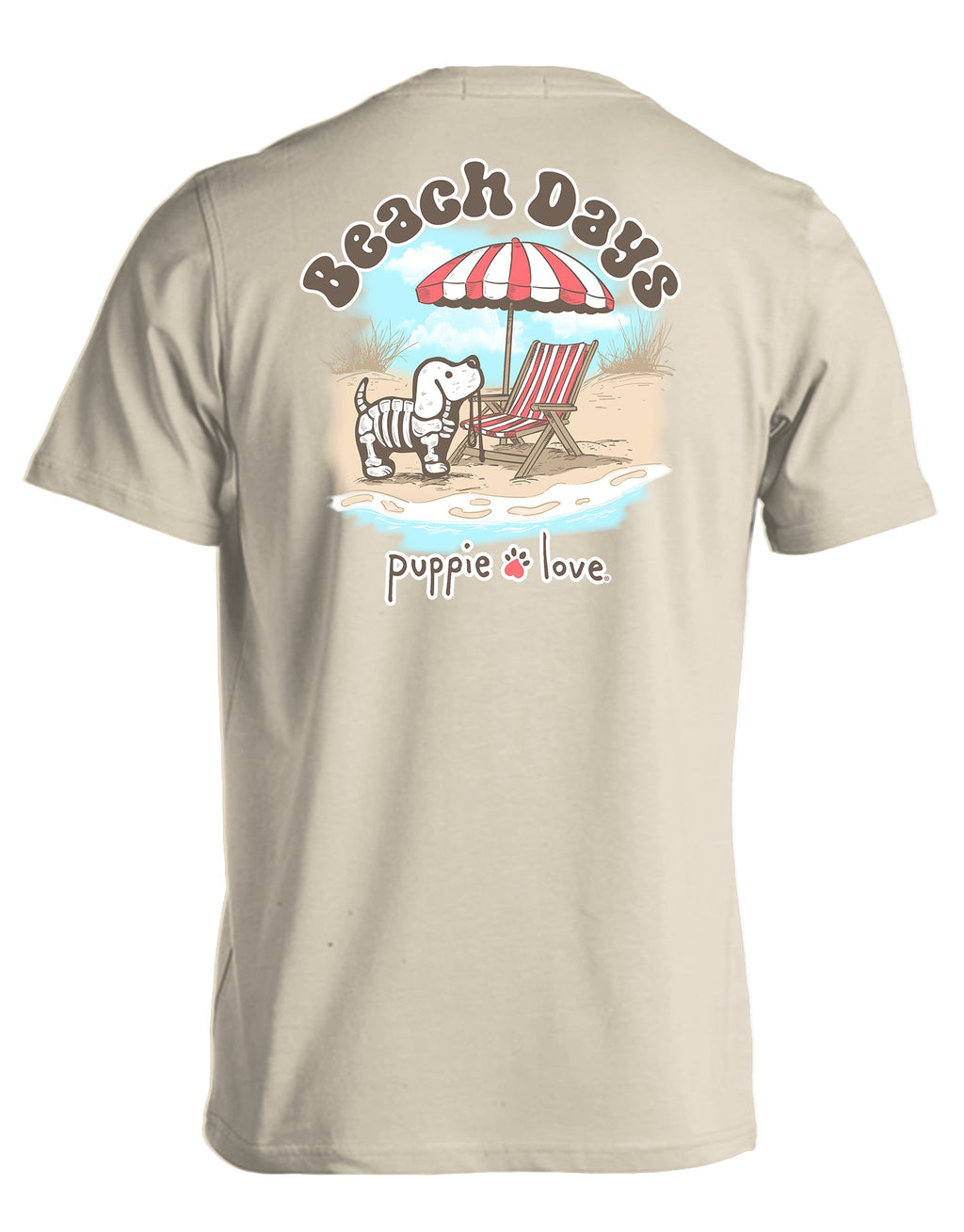BEACH DAYS SKELETON PUP