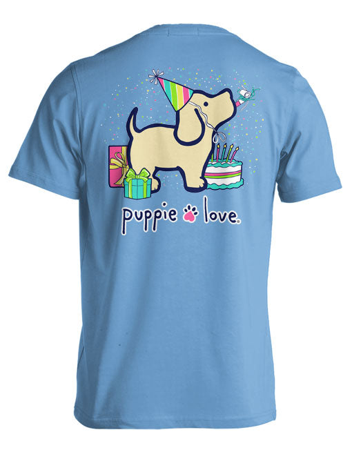 BIRTHDAY PUP, CAROLINA BLUE