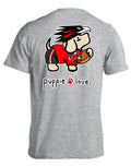 BLACK AND RED MASCOT PUP