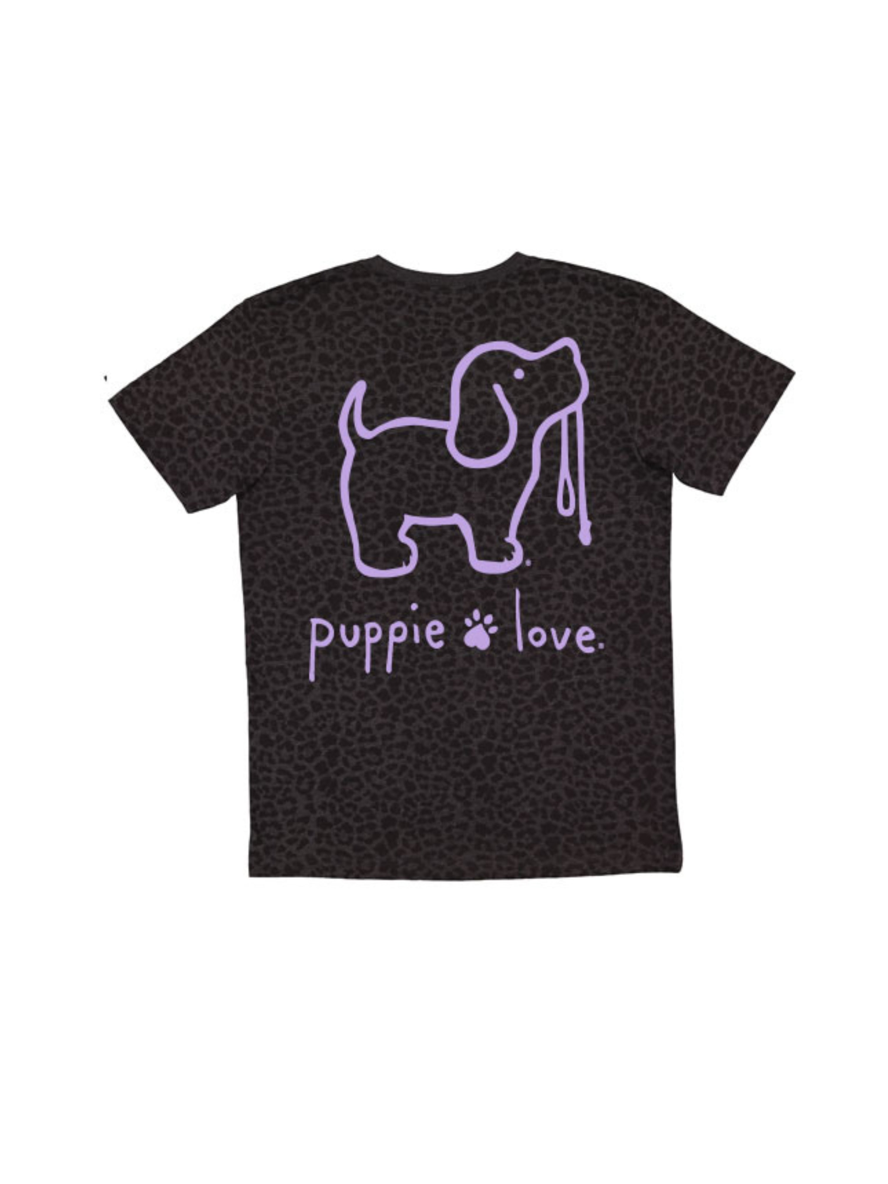 BLACK LEOPARD LOGO PUP, YOUTH SS