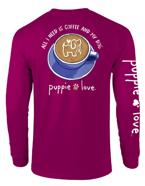 COFFEE AND MY DOG, ADULT LS