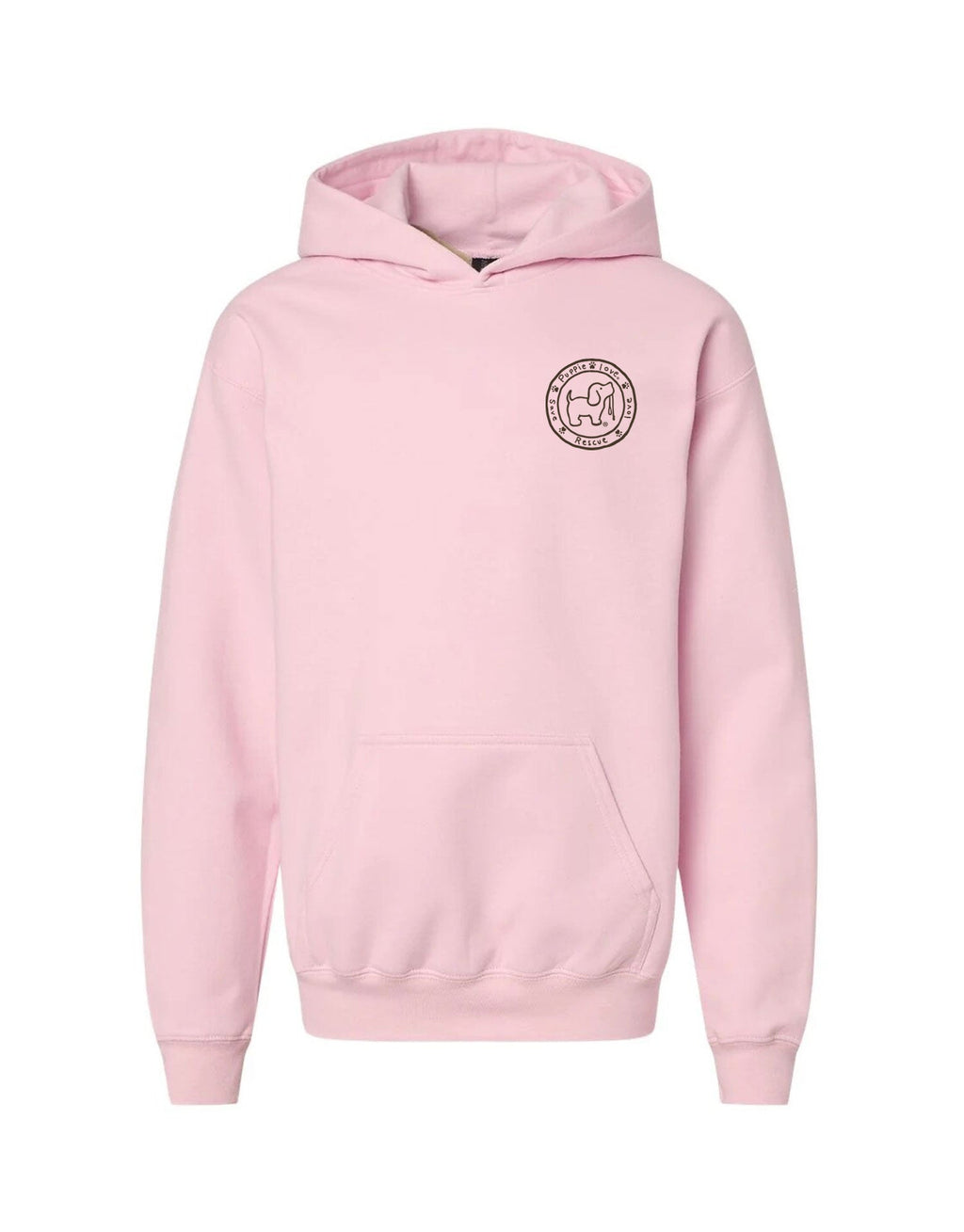 COW PRINT PUP, YOUTH HOODIE