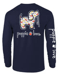 CRABS AND BEER PATTERN PUP, ADULT LS