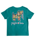 DINOSAUR PATTERN PUP, YOUTH SS