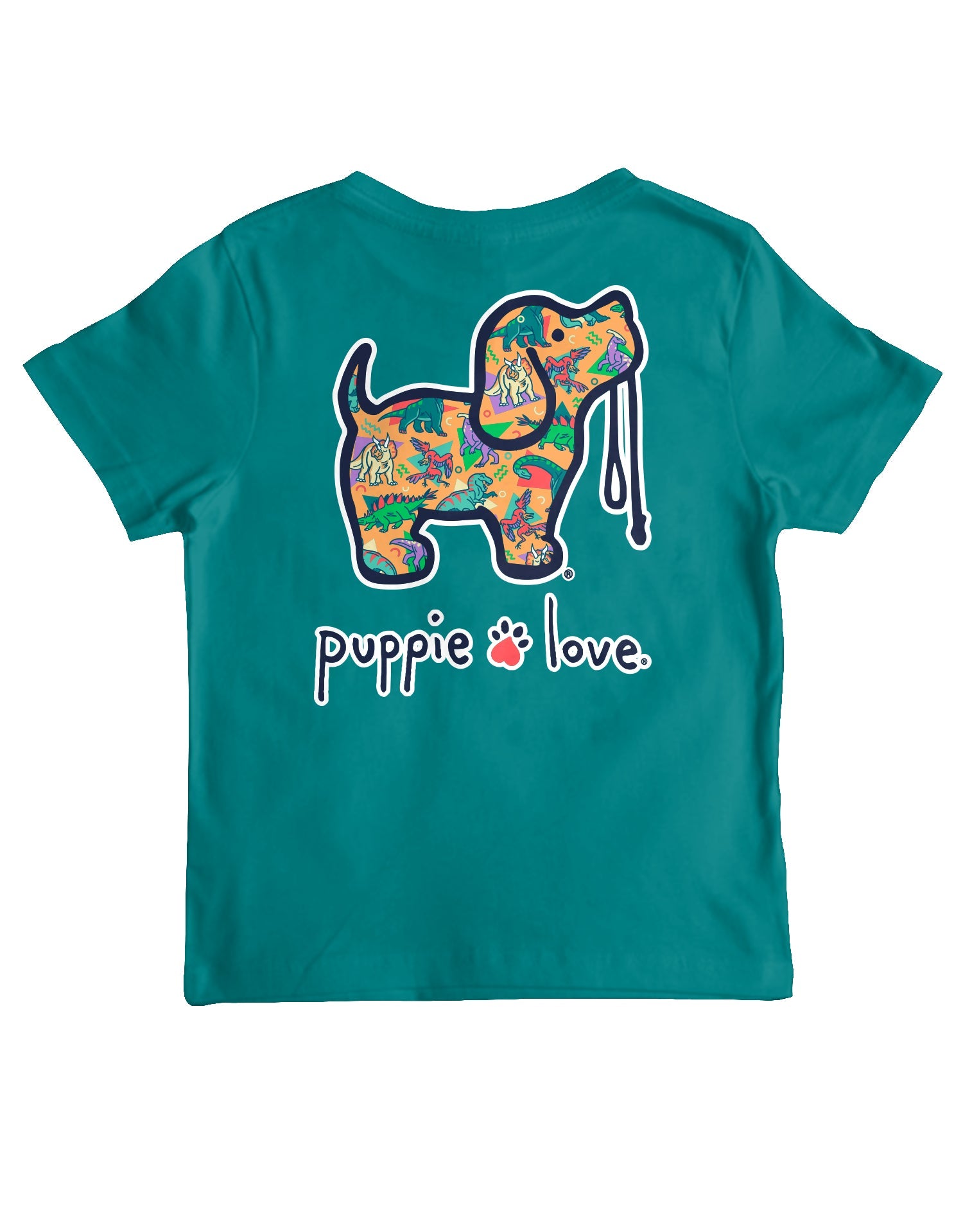 DINOSAUR PATTERN PUP, YOUTH SS