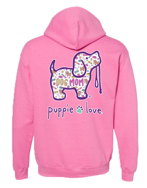 DOG MOM PATTERN PUP, ADULT HOODIE