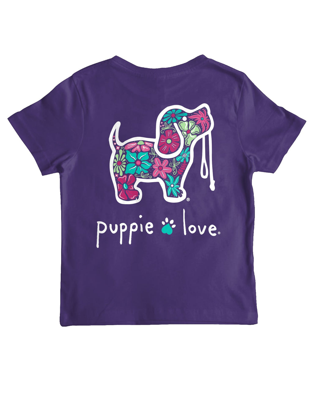 FLORAL PATTERN PUP, YOUTH SS