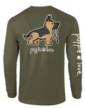 GERMAN SHEPHERD PUP, ADULT LS