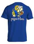 GOLD AND BLUE MASCOT PUP