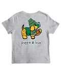 GREEN AND YELLOW MASCOT PUP, YOUTH SS