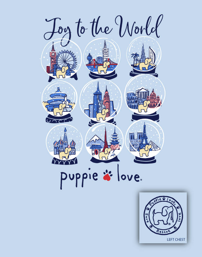 JOY TO THE WORLD SNOWGLOBES, ADULT LS