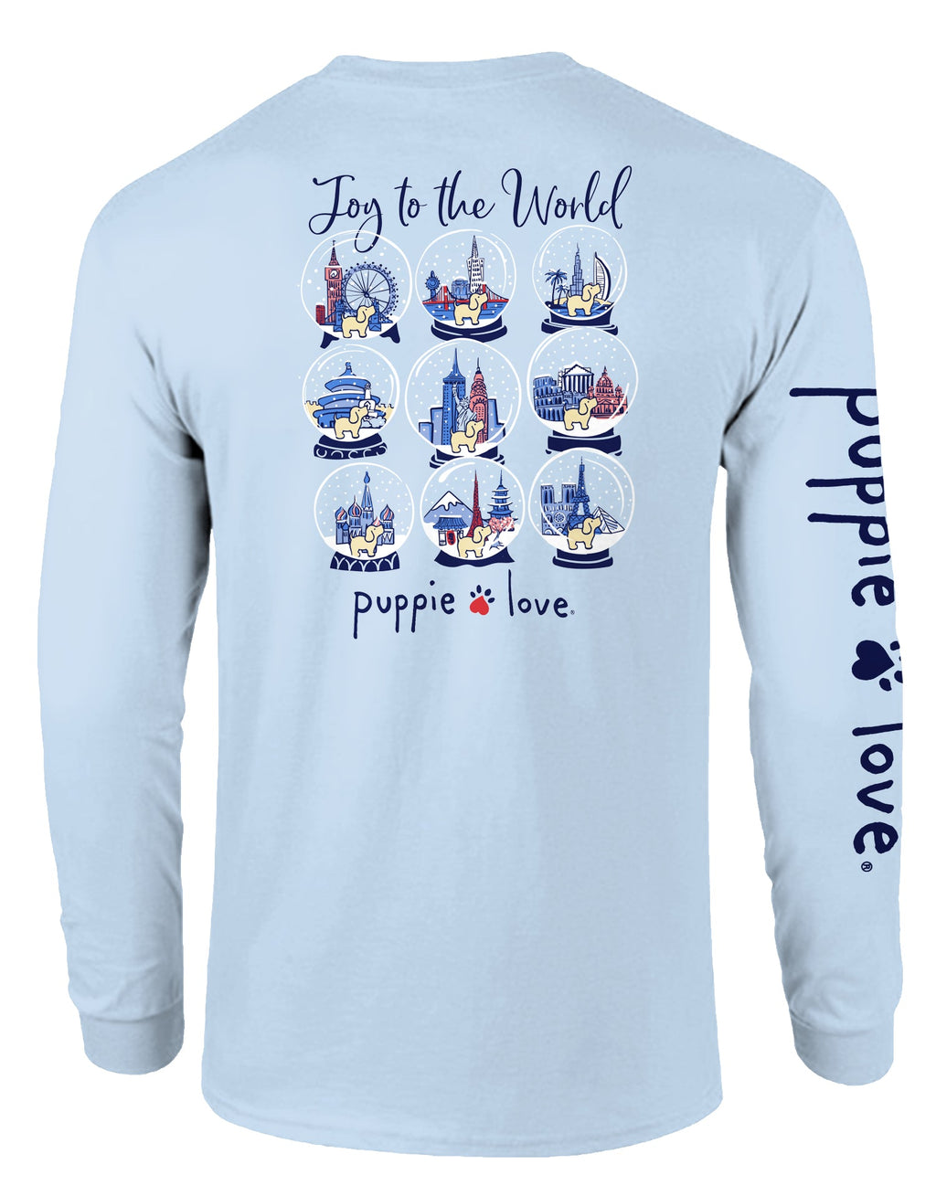 JOY TO THE WORLD SNOWGLOBES, ADULT LS
