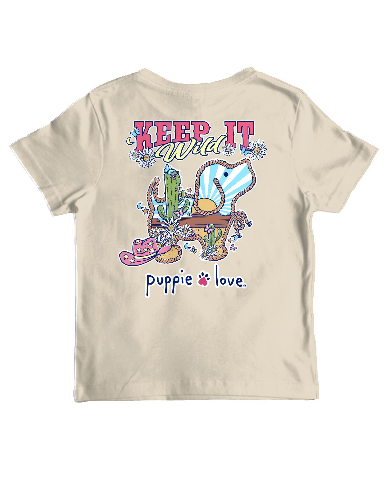 KEEP IT WILD PUP, YOUTH SS NATURAL