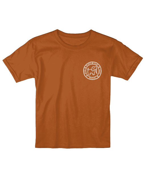 LONGHORN PATTERN PUP, YOUTH SS