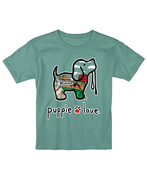PASTEL OKLAHOMA PUP, YOUTH SS
