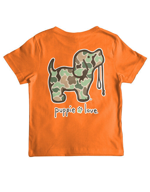OLD SCHOOL CAMO PUP, YOUTH SS