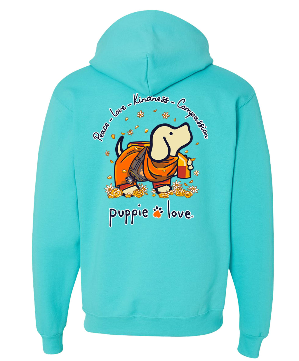 PEACE WALK PUP, ADULT HOODIE