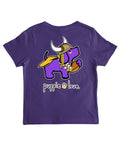 PURPLE AND GOLD MASCOT PUP, YOUTH SS