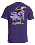PURPLE MASCOT PUP