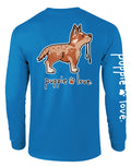 RED HEELER PUP, ADULT LS