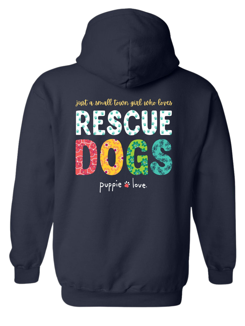 SMALL TOWN GIRL, ADULT HOODIE
