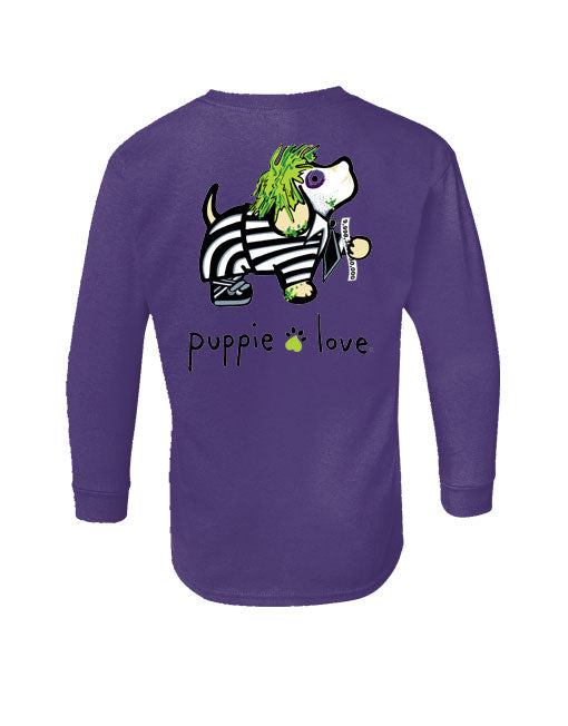 STRIPED SUIT PUP, YOUTH LS
