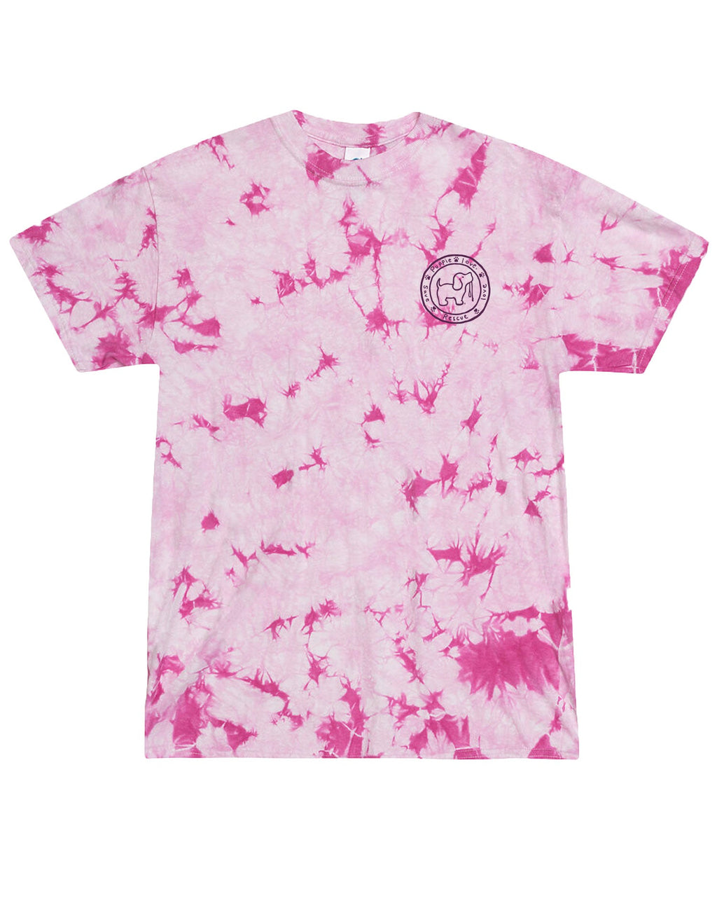 SUMMER COLLAGE PUP, ADULT SS CRYSTAL WASH