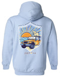 SUNSET 4X4 PUP, ADULT HOODIE