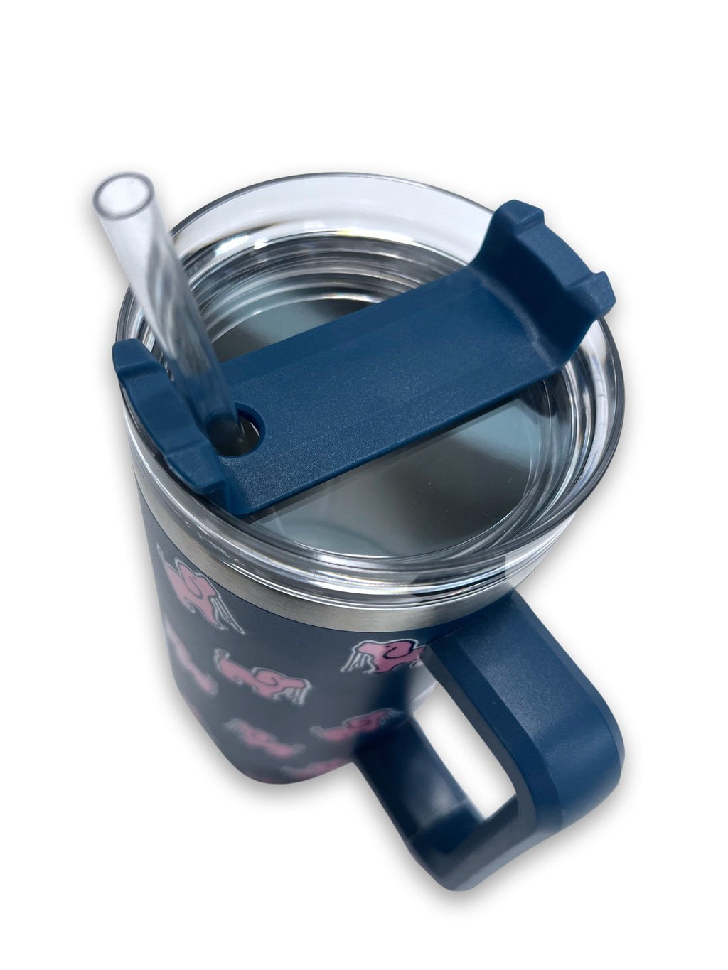 40oz STAINLESS STEEL LOGO TUMBLER, NAVY