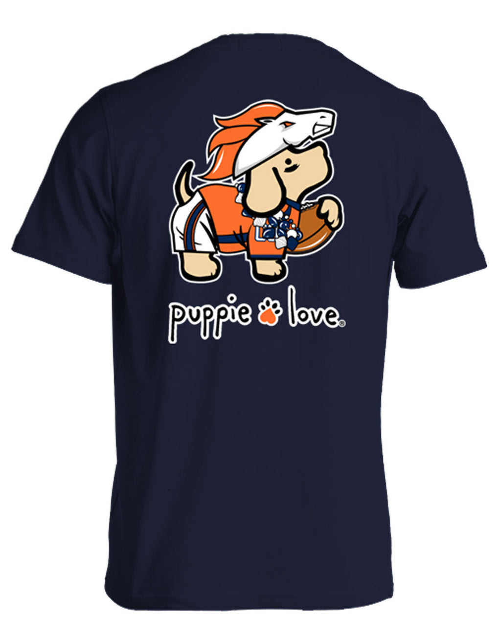 WHITE AND ORANGE MASCOT PUP