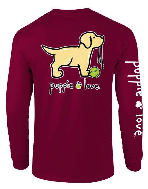 YELLOW LAB PUP, ADULT LS