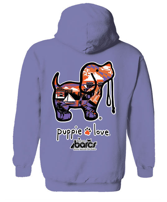 BALTIMORE PUP, ADULT HOODIE
