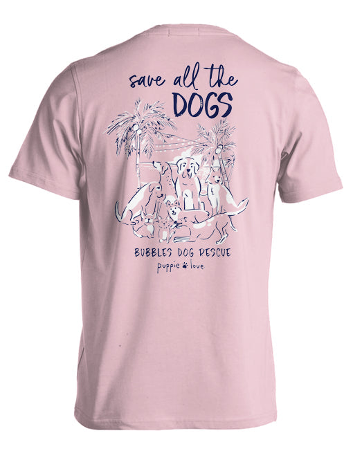 SAVE ALL THE DOGS, LIGHT PINK