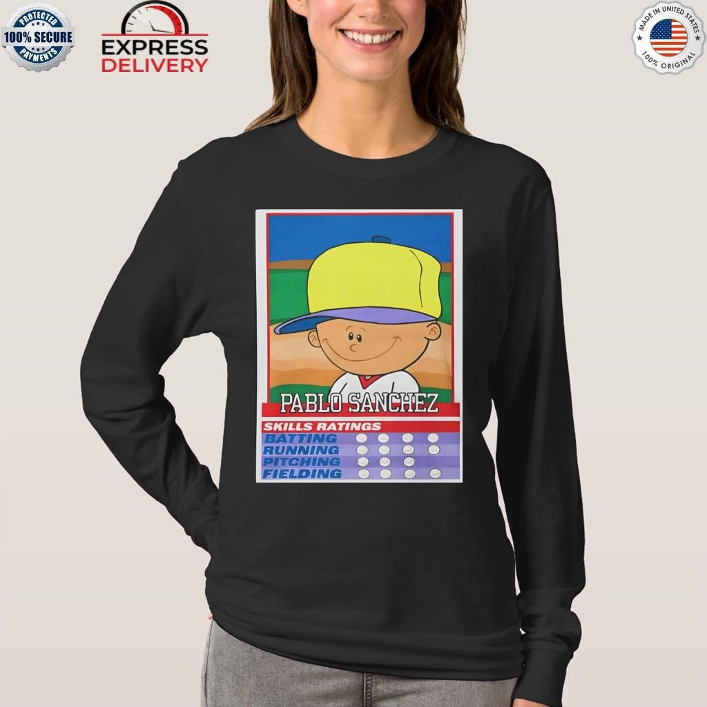 Pablo Sanchez Baseball Card Shirt