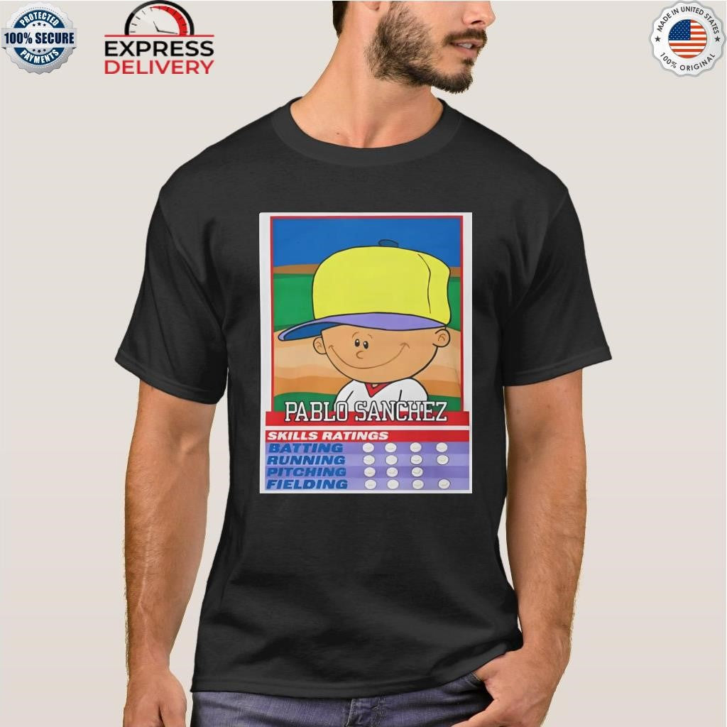 Pablo Sanchez Baseball Card Shirt