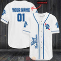 FASHION Pabst Blue Ribbon Personalized Baseball Jerseys Botton Shirt