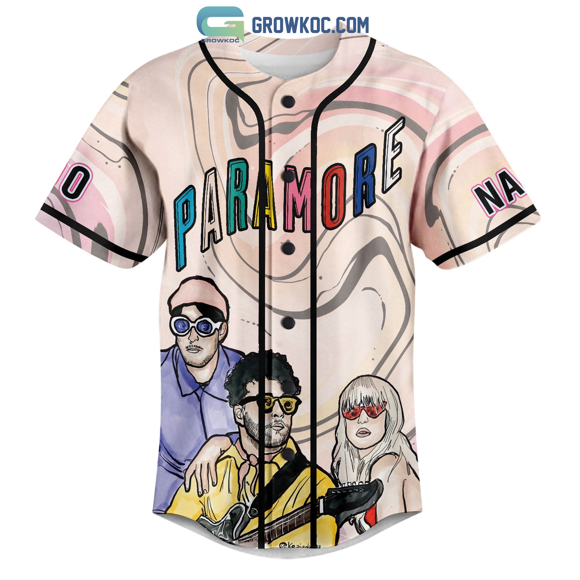 Paramore Ain’t It Fun Livin’ In The Real World Personalized Baseball Jersey