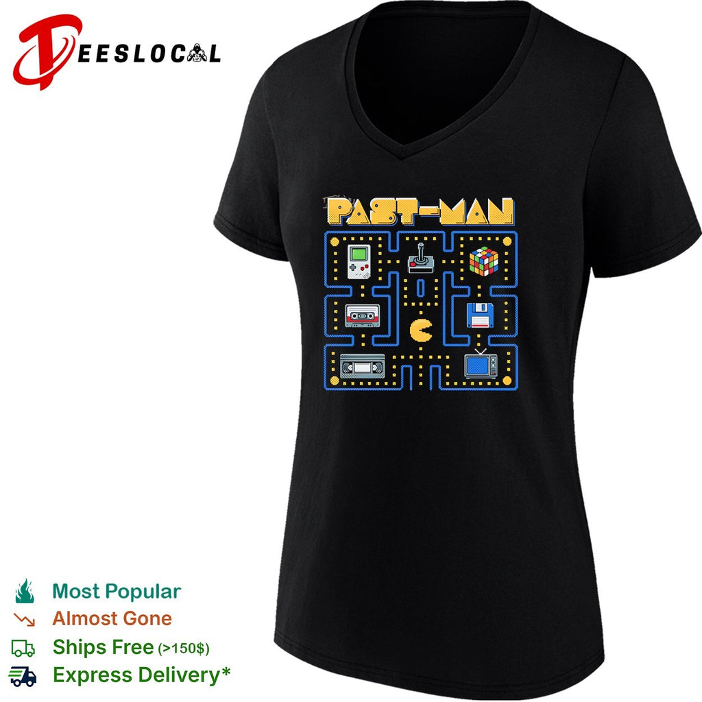 Past Man retro maze shirt