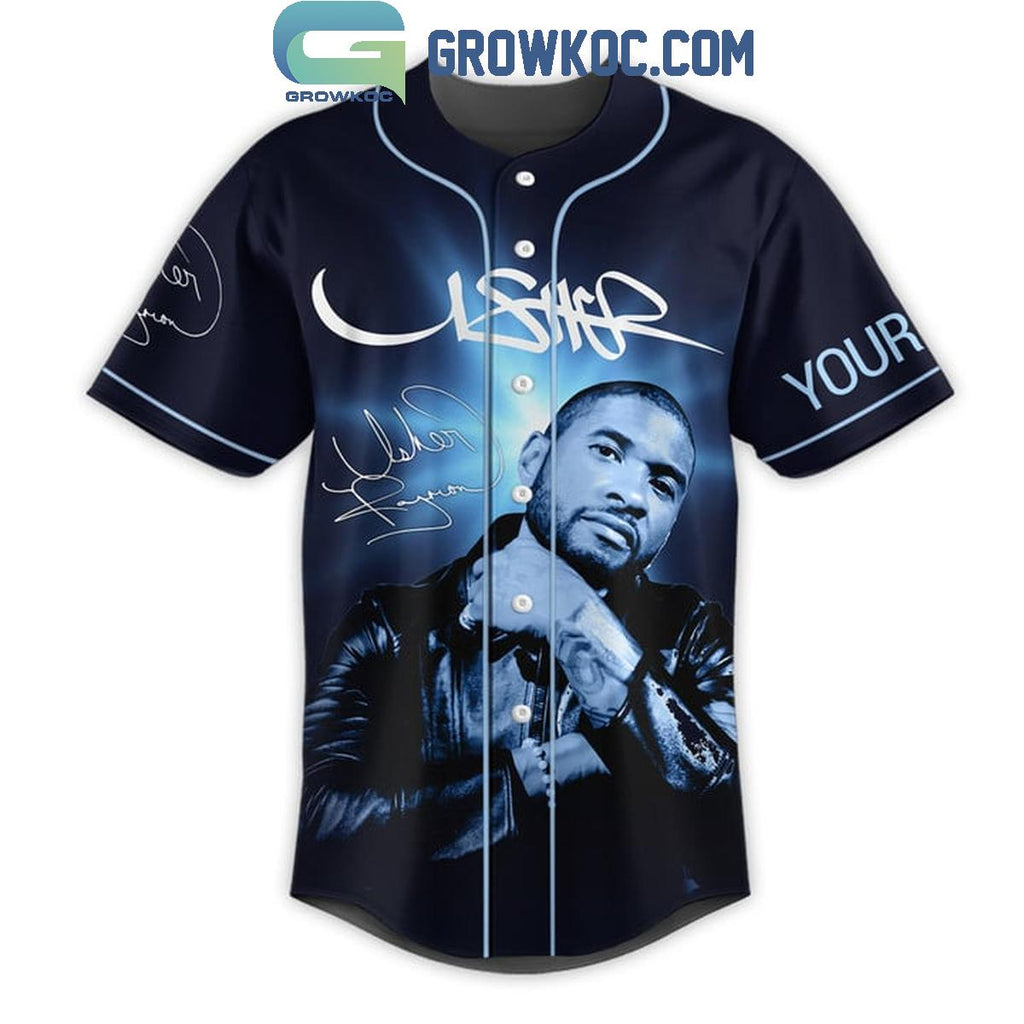 Past Present Future Of Usher Tour 2024 Personalized Baseball Jersey