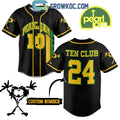 Pearl Jam Ten Club Personalized Baseball Jersey