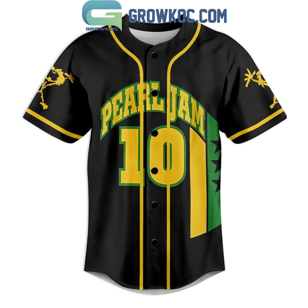 Pearl Jam Ten Club Personalized Baseball Jersey