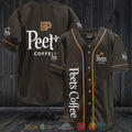 Peet's Coffee brown Baseball shirt