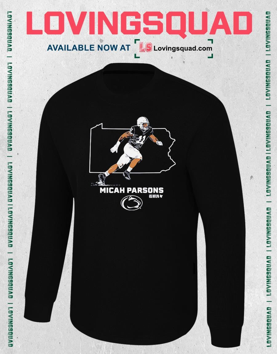 Penn State Football Micah Parsons State Star T-Shirt
