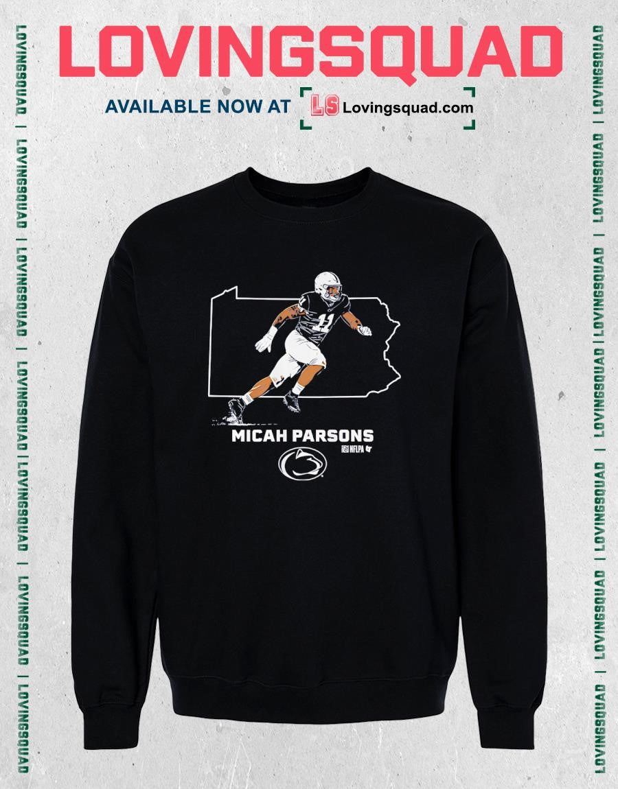 Penn State Football Micah Parsons State Star T-Shirt