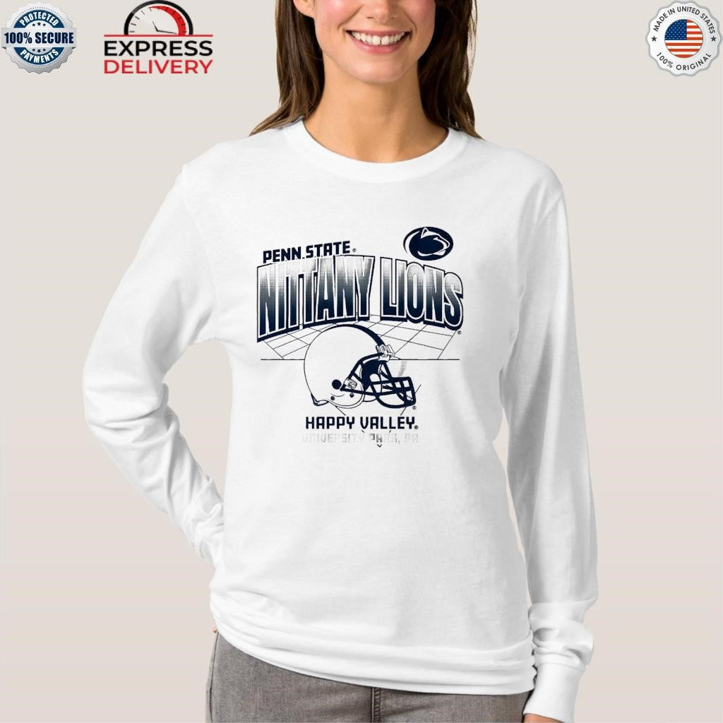 Penn State Nittany Lions Happy Valley University Park Pa Helmet Grid Shirt